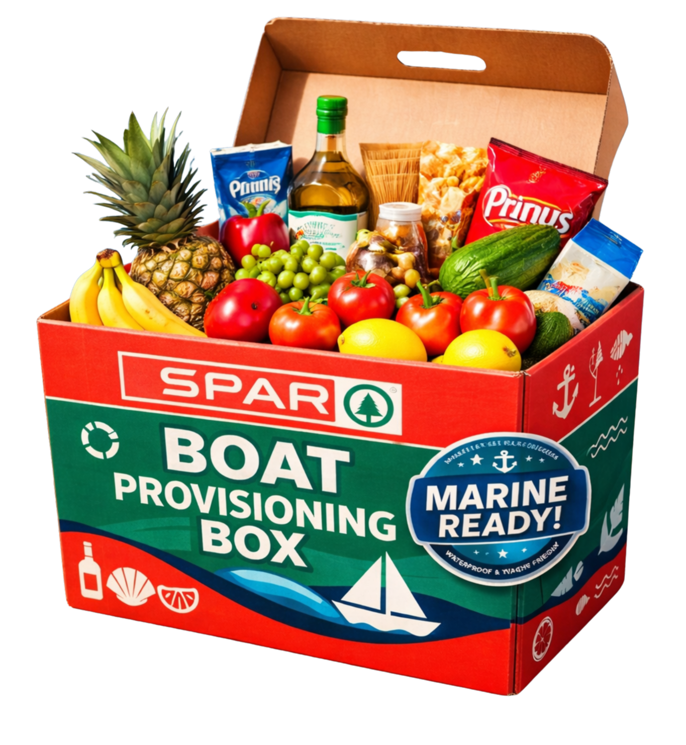 SPAR Boat Provisioning Box — Marina Ready